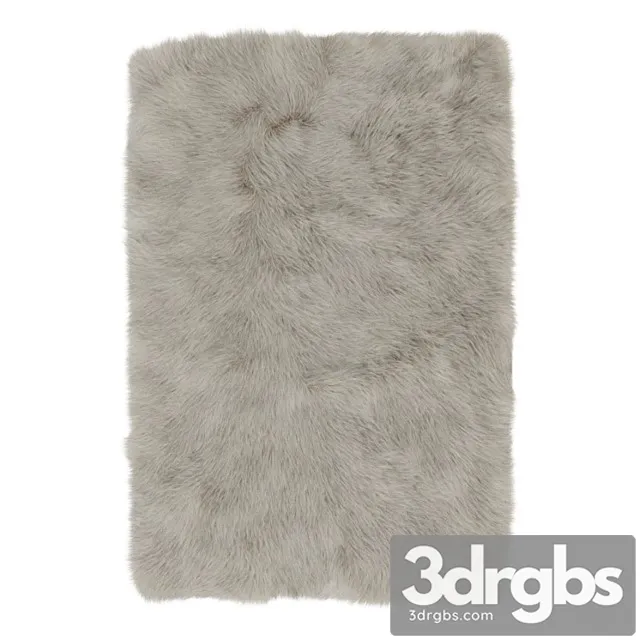 Dominick Handmade Shag Teal Area Rug 2 3D Model Free