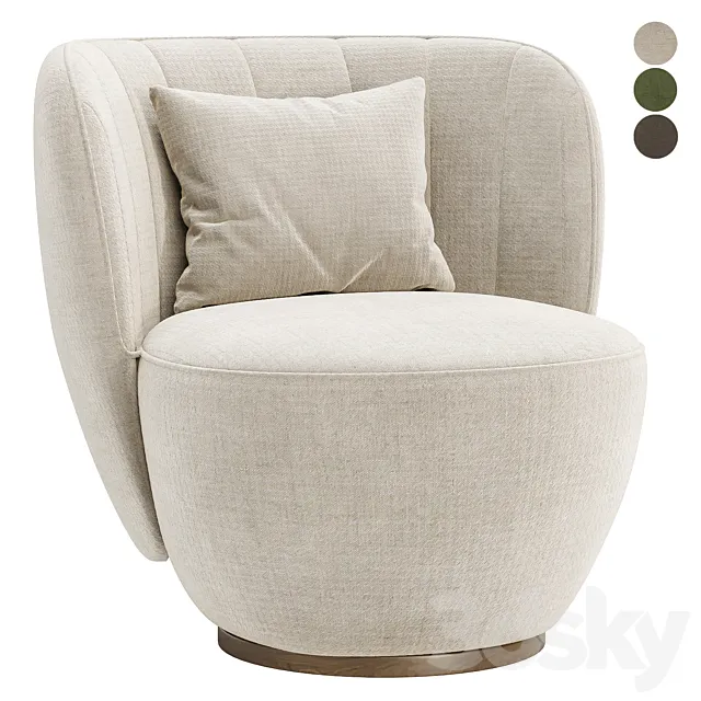Domkapa Pearl Armchair 3D Model