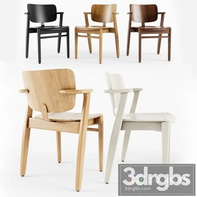 Domus Artek Chair 3D Model Free