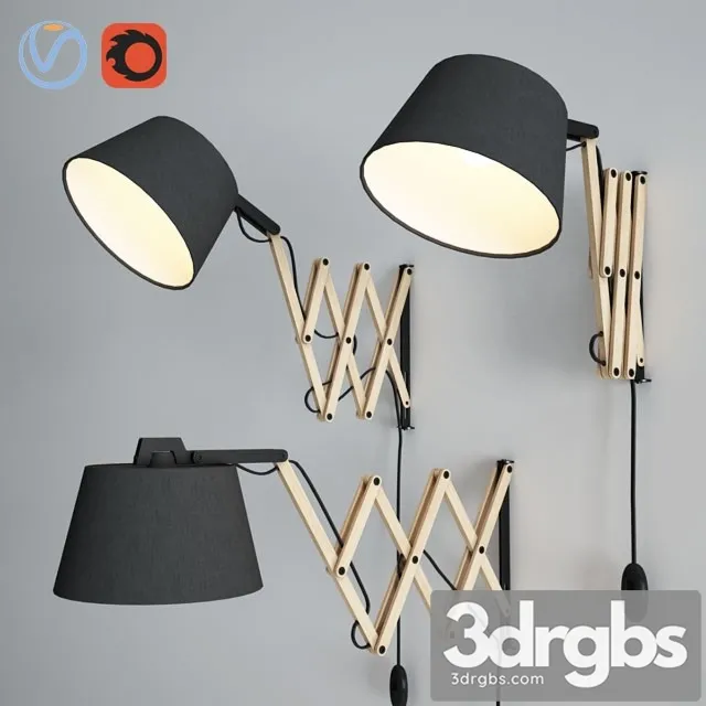 Domus Edward Wandleuchte 3D Model Free