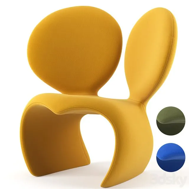 Don-t F k With The Mouse Armchair By Qeeboo 3D Model