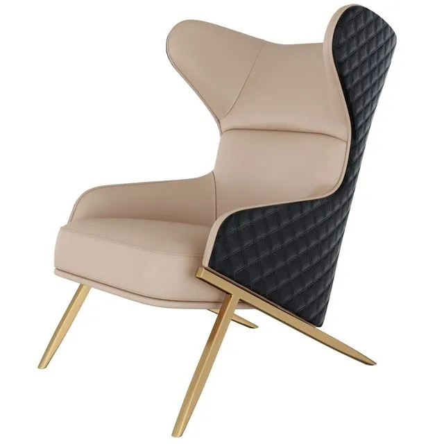 DON VITO ARMCHAIR ORANGE 3D Model
