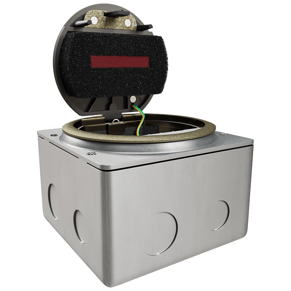 Donel  - Floor hatch 3 mod. (1 mod. 45x45 mm. + 1 mod. 22.5x45 mm.) DFB3MZBC 3D Model