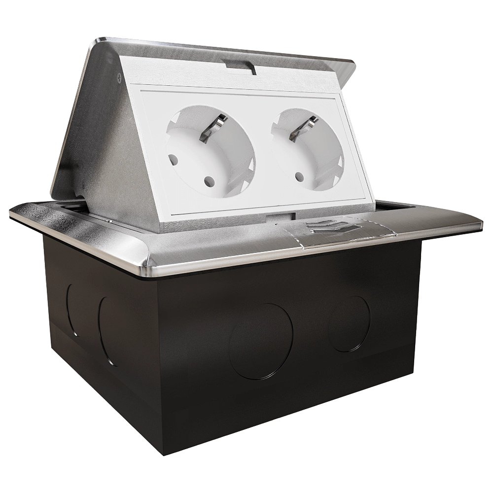 Donel  - Pull-out unit for 4 modules aluminum DPB4AL 3D Model