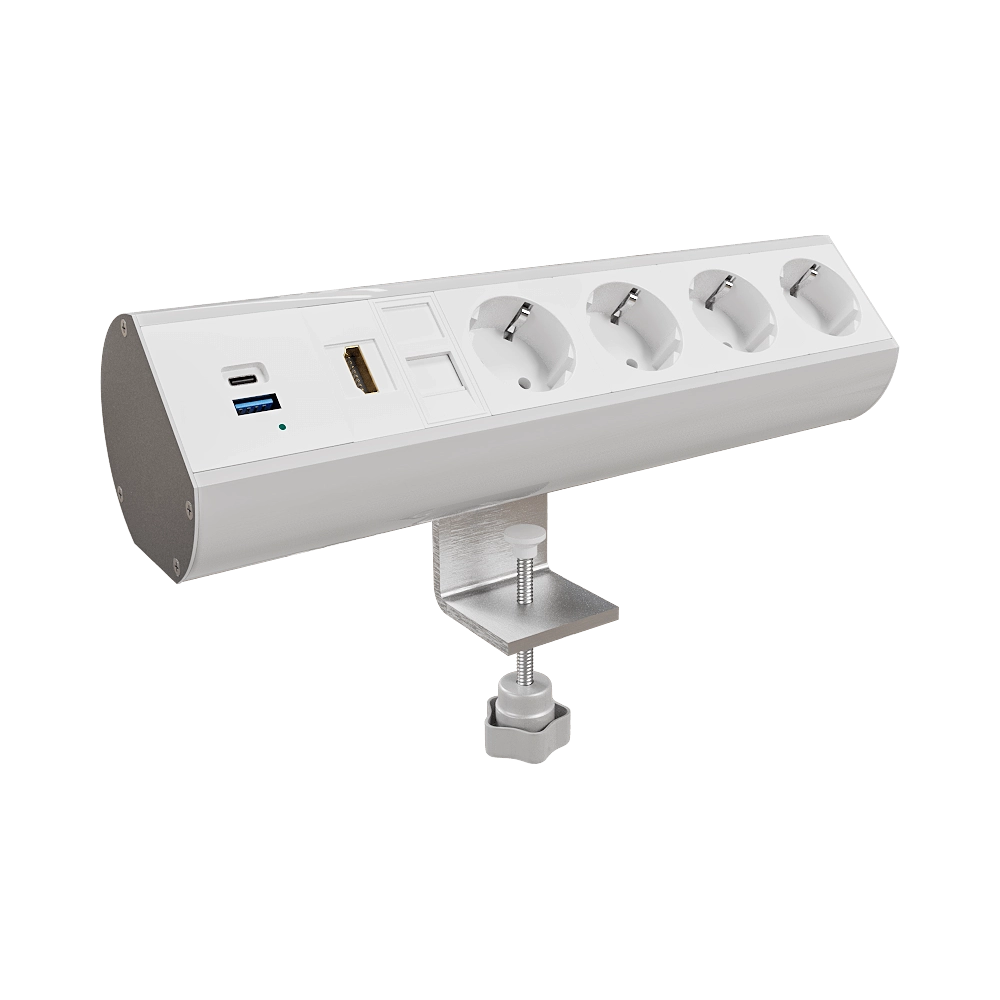 Donel  - Tabletop socket block Ovaledesign 12 mod. DDSB12O 2 3D Model