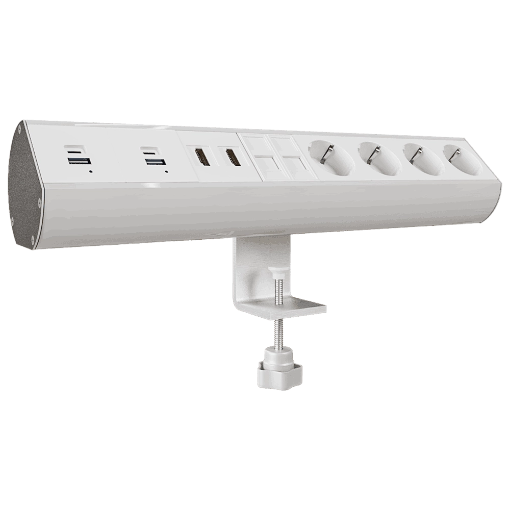 Donel  - Tabletop socket block Ovaledesign 16 mod. DDSB16O 3D Model