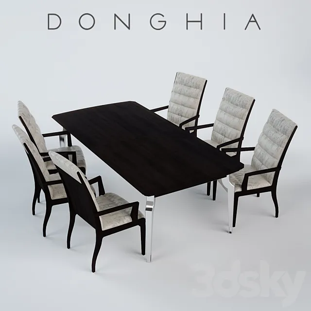 Donghia dinning group 3DModel