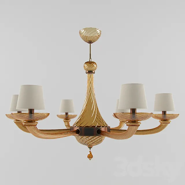 Donghia Giro Chandelier - 6 Arm 3DModel