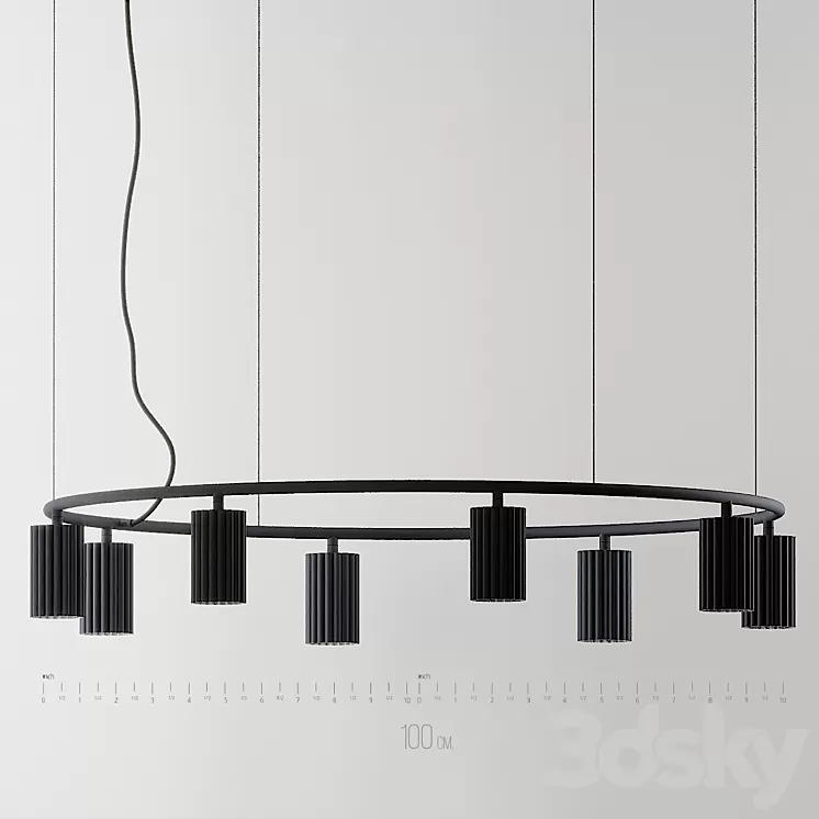 Donna Circle 100 Pendant from Nina Jobs and Stina Sandwall 3D Model