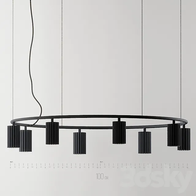 Donna Circle 100 Pendant from Nina Jobs and Stina Sandwall 3DModel