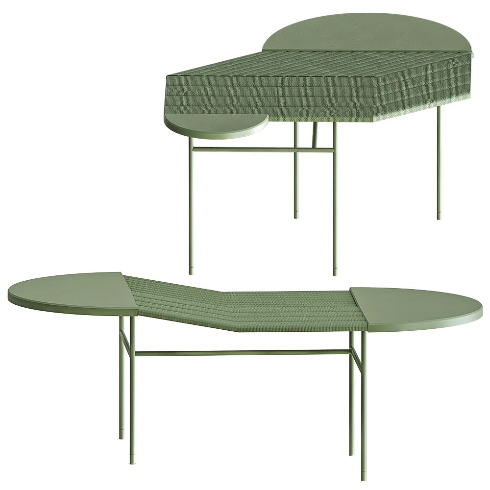 DONNA  - Coffee table RIPPLES 3D Model