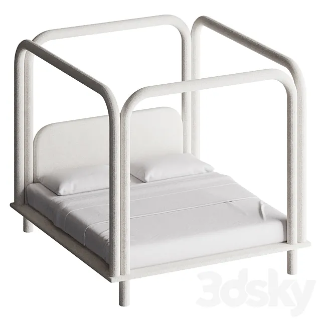 DONNA Furniture | double bed 3D Model