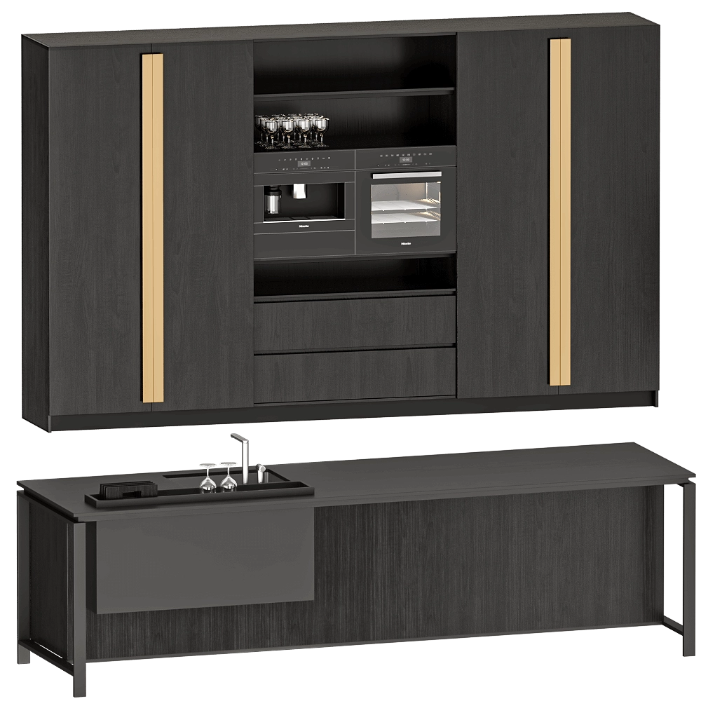 DONNA  - Kitchen MIA 3D Model