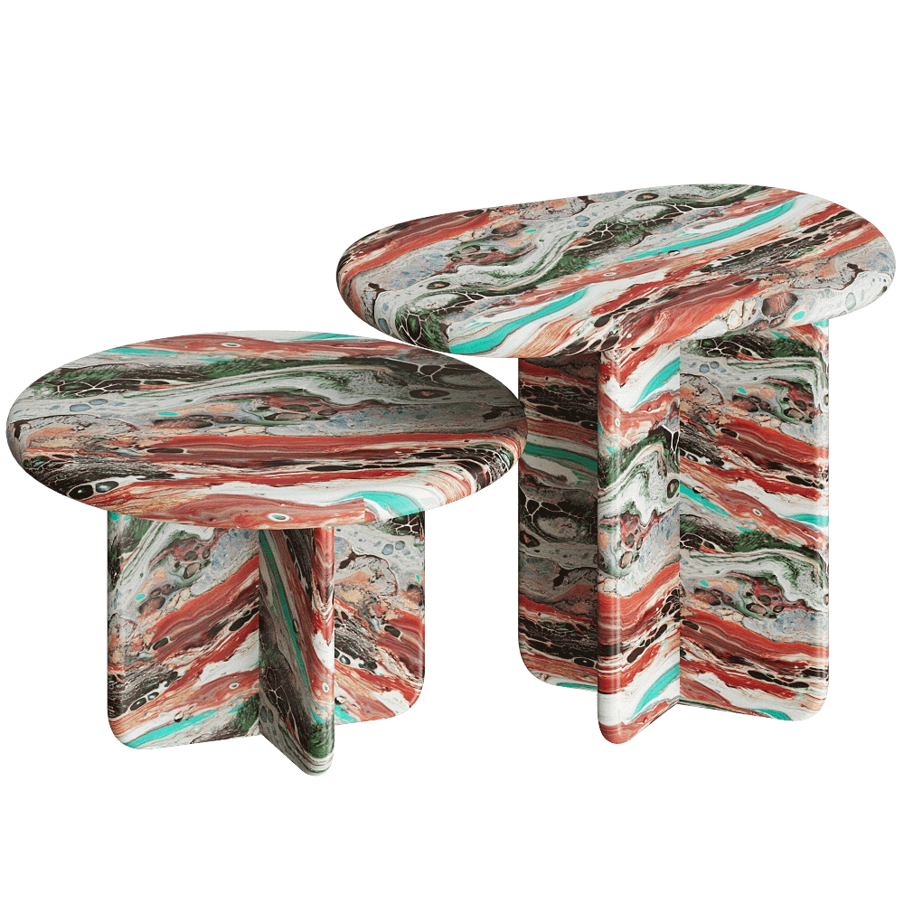 DONNA  - Low tables SUMINAGASHI 5 3D Model