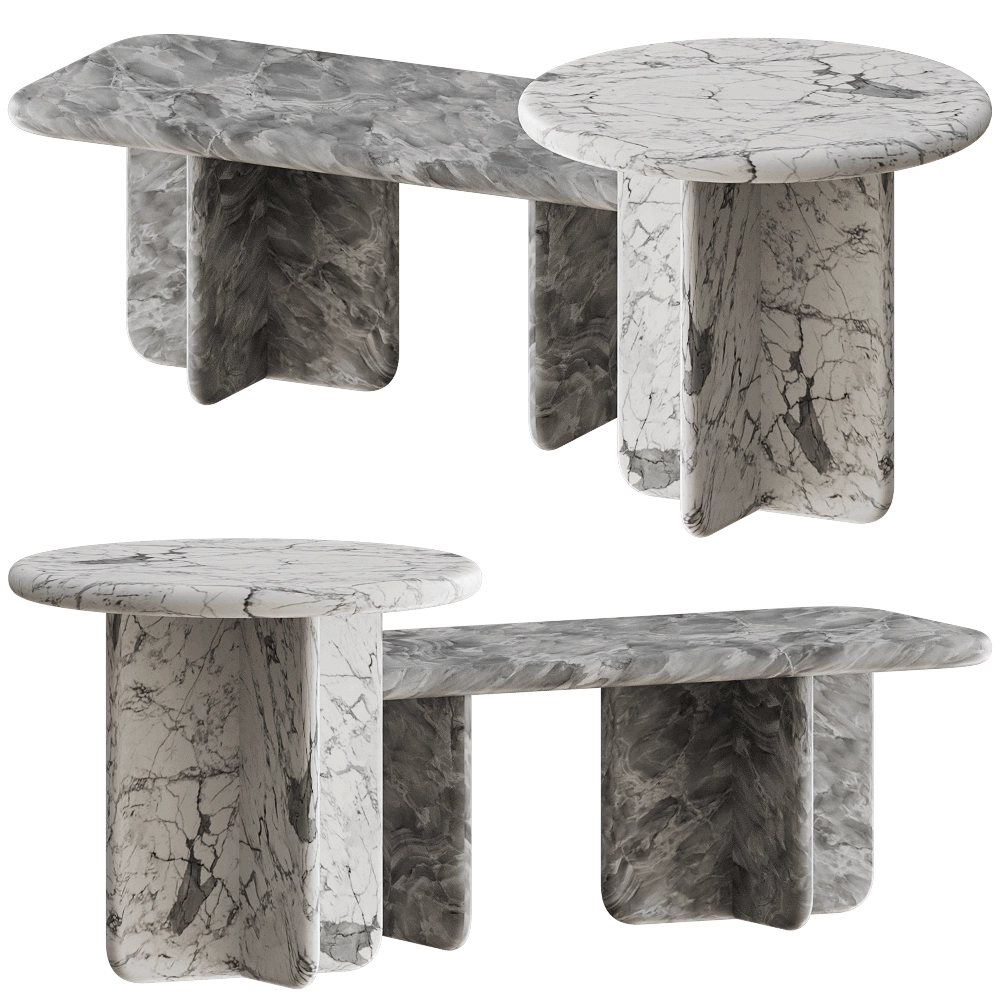 DONNA  - Low tables SUMINAGASHI 8 3D Model