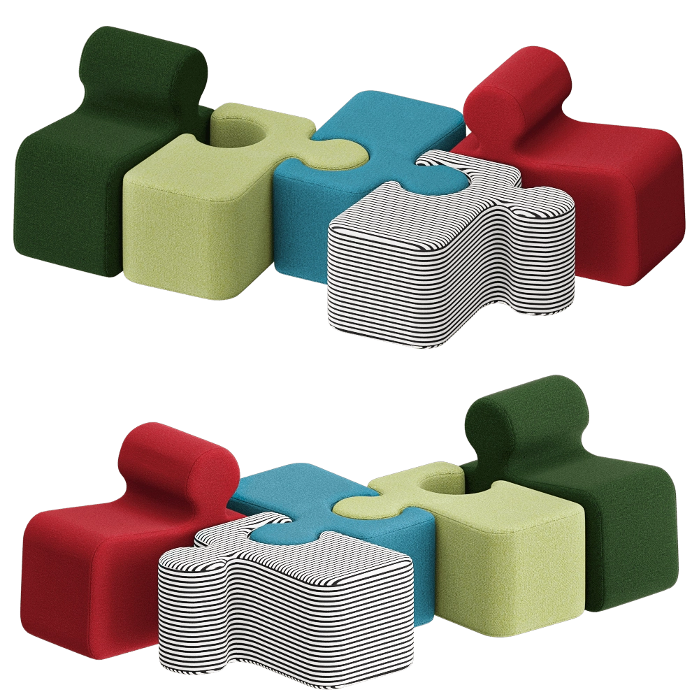 DONNA  - Poufs KONYKY 3D Model
