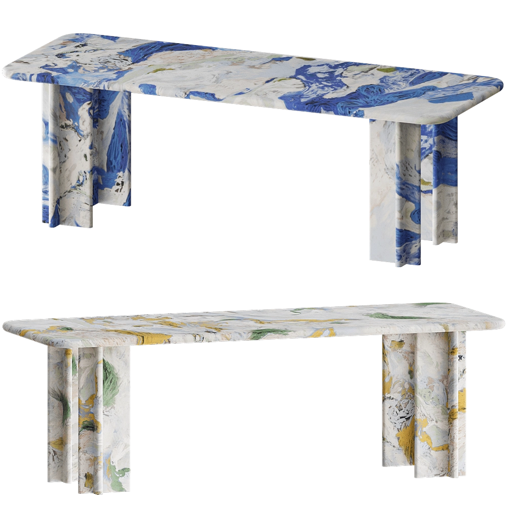 DONNA  - Table Suminagashi 7 3D Model