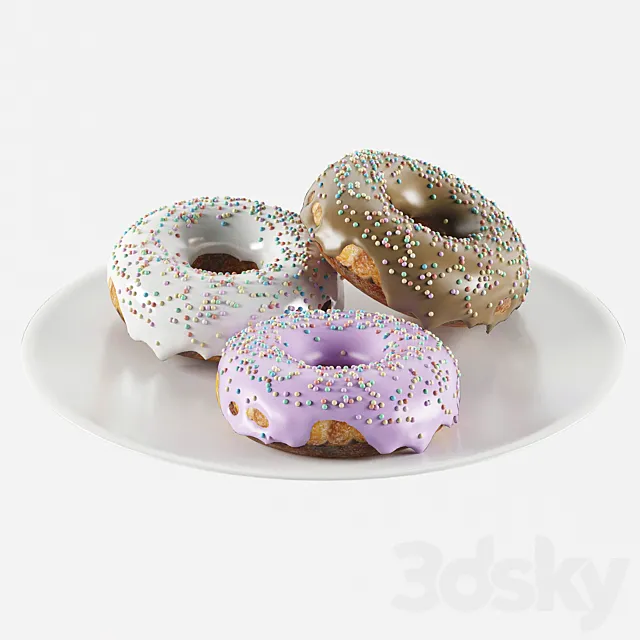 donuts 3D Model