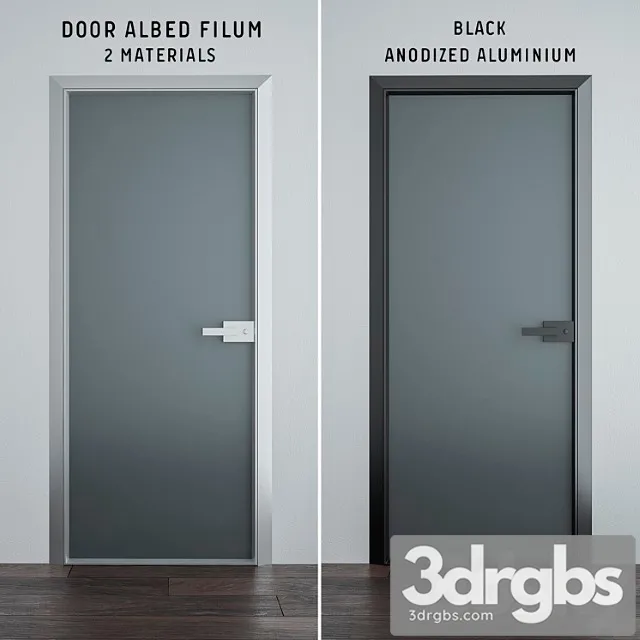 Door albed filum 3D Model Free