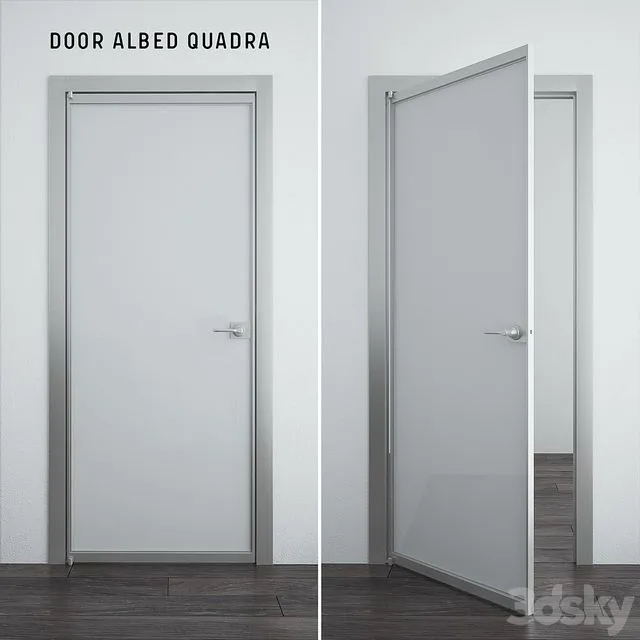 Door Albed QUADRA 3D Model