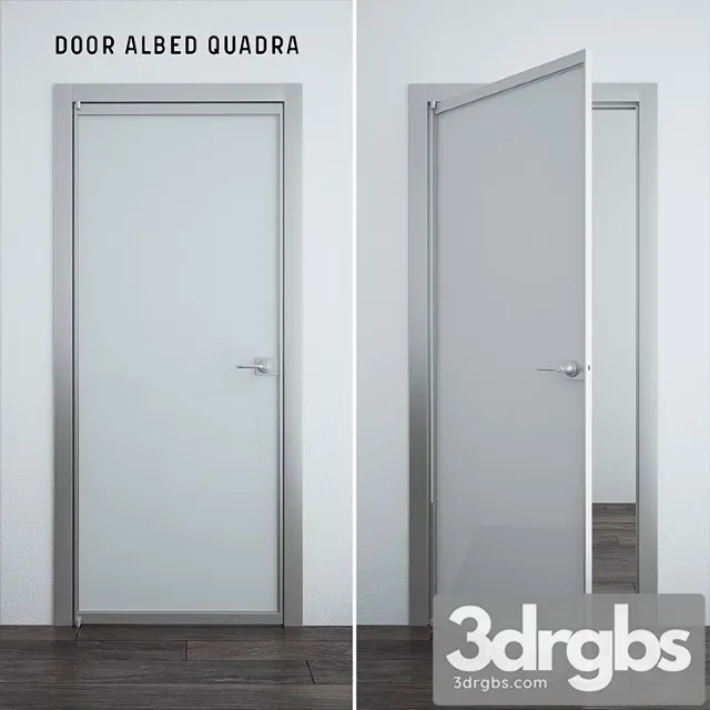 Door Albed Quadra 3D Model Free
