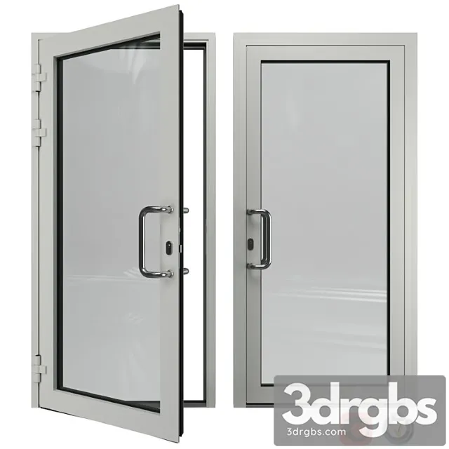 Door Aliuminievaia Alumil 3D Model Free