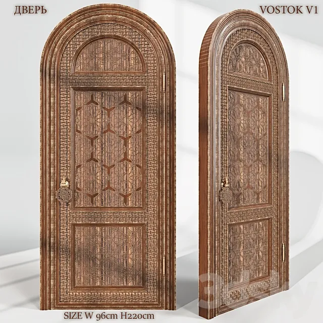 Door arched VOSTOK V1 3D Model