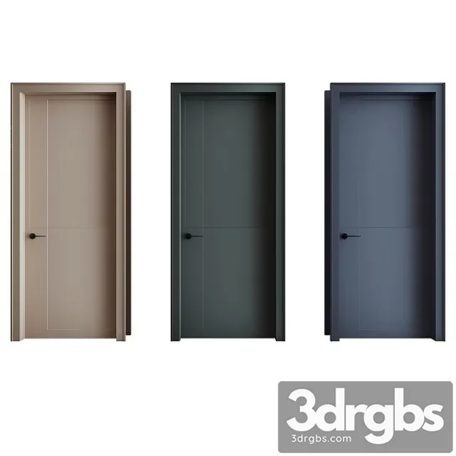 Door Art Line 1 3D Model Free