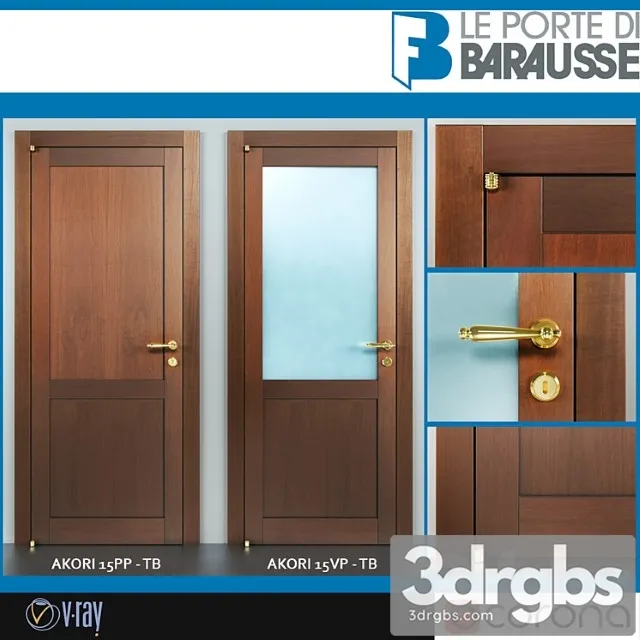 Door Barausse 23 3D Model Free
