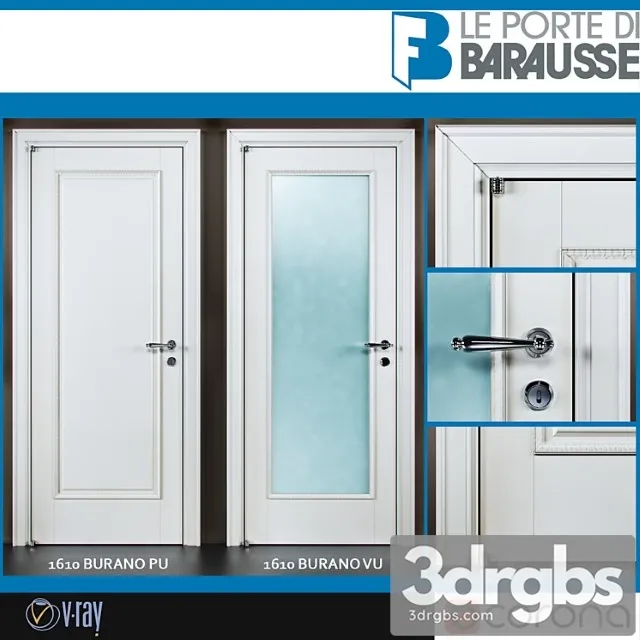 Door Barausse 30 3D Model Free