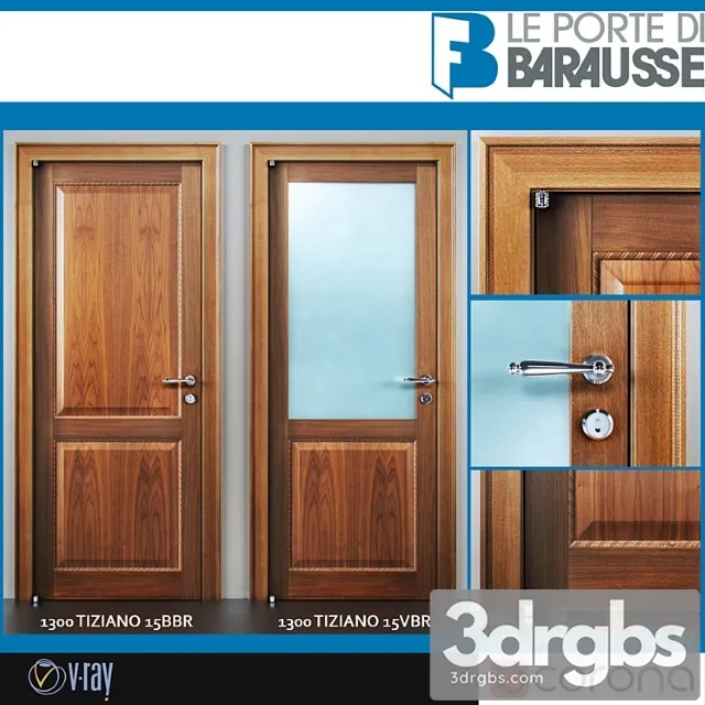 Door Barausse 32 3D Model Free