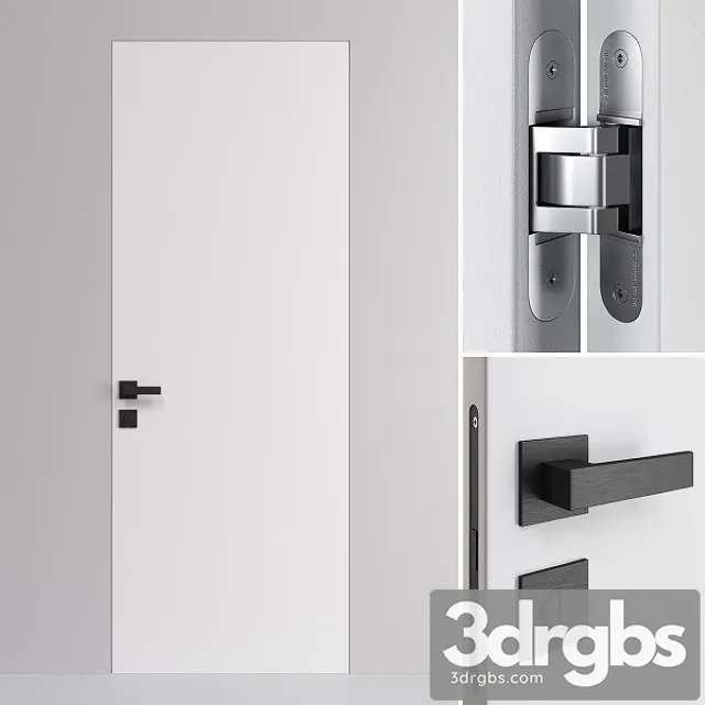 Door Barausse Blanc on Secret 3D Model Free