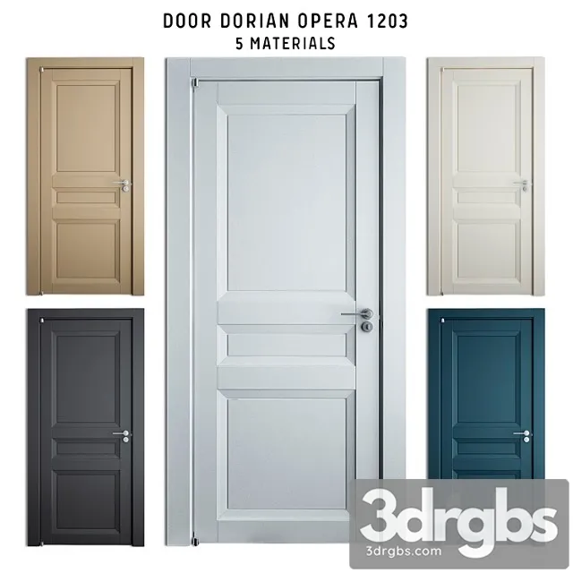 Door dorian opera 1203 3D Model Free