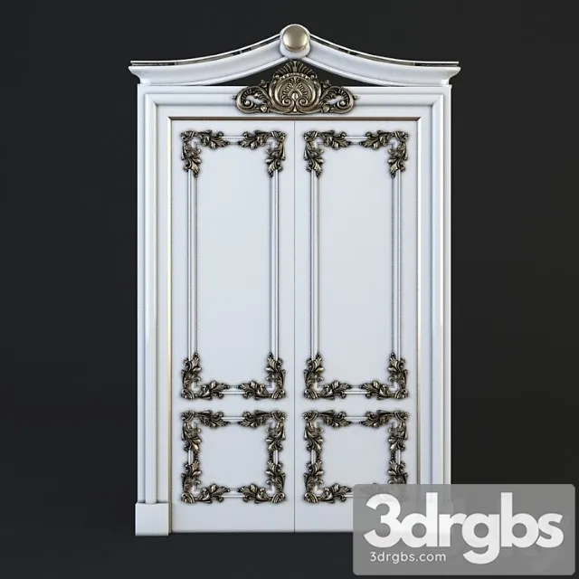 Door Dvoinaia Klassichieskaia 1 3D Model Free