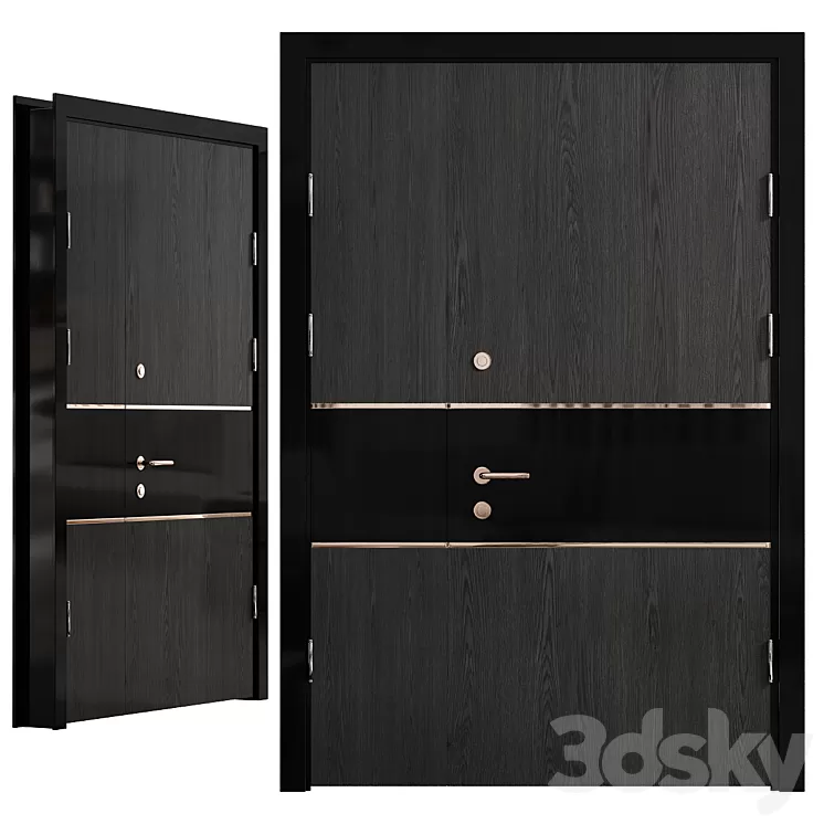 Door for interior №16 3D Model Free Download