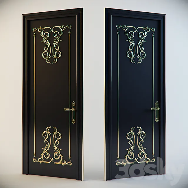 Door from SIGE GOLD model "goldie" 3D Model