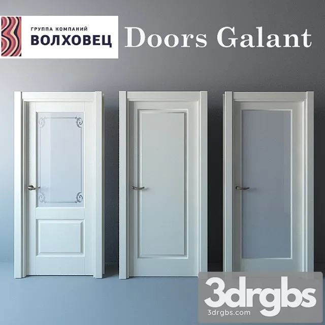 Door Galant Volkhoviets 3D Model Free