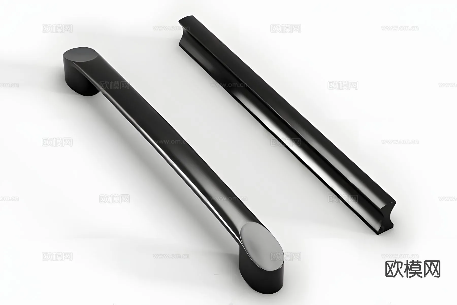 DOOR HANDLE - 3D Model For Interior Design - 11287