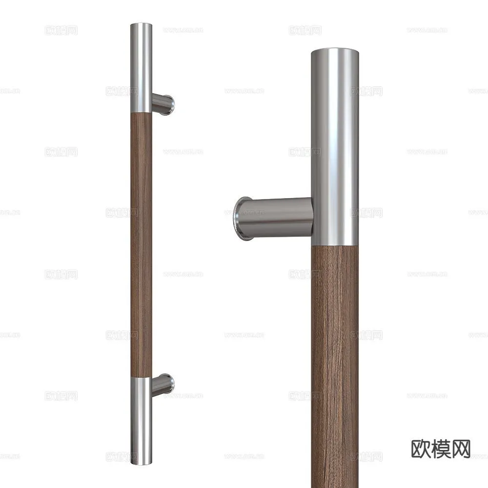 DOOR HANDLE - 3D Model For Interior Design - 11293