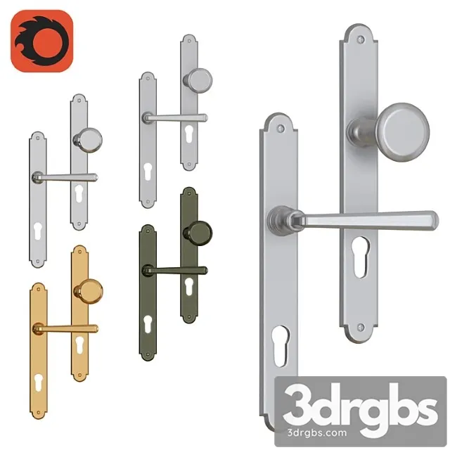 Door handle alt wien 3D Model Free