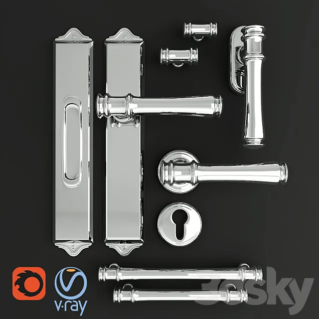 Door handle Fresia. SALICE PAOLO Free Download