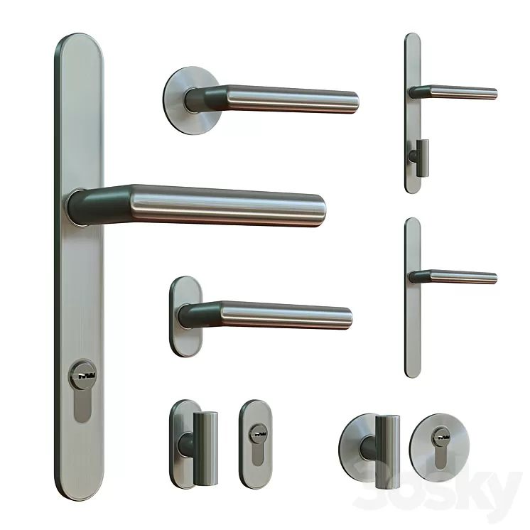 Door handles 3D Model
