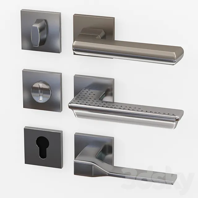 door handles Armadillo 3DModel