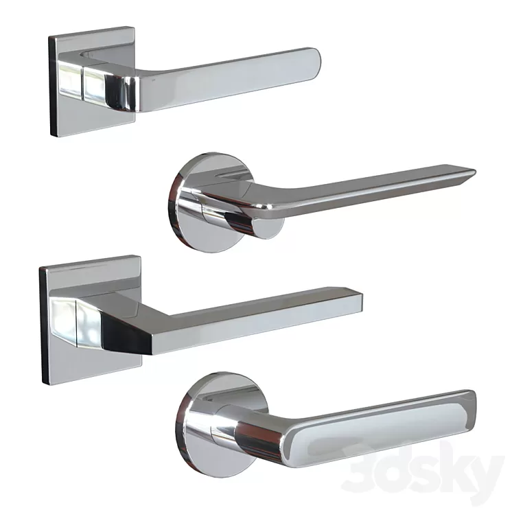 Door handles COLOMBO 3D Model