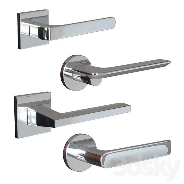 Door handles COLOMBO 3DModel