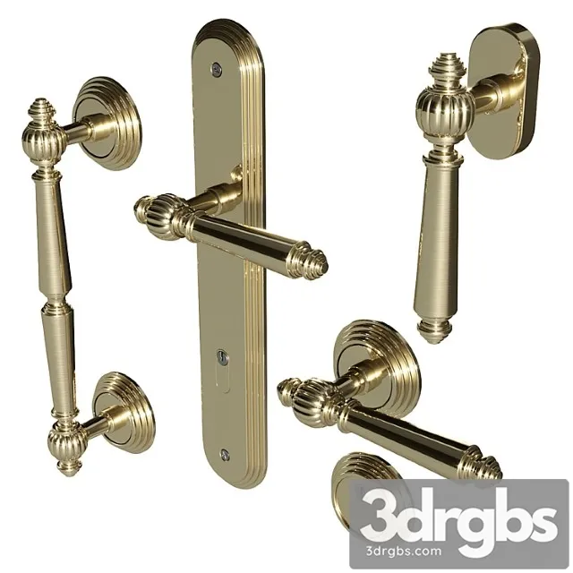 Door handles fimet michelle 106 3D Model Free