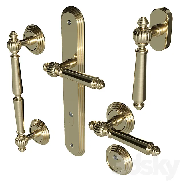 Door handles Fimet Michelle 106 3DModel