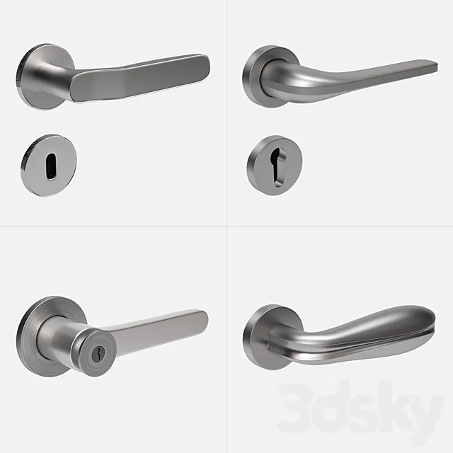 Door handles vol.1 3DModel