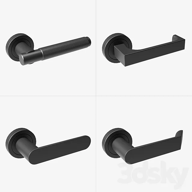 Door handles vol.3 3D Model
