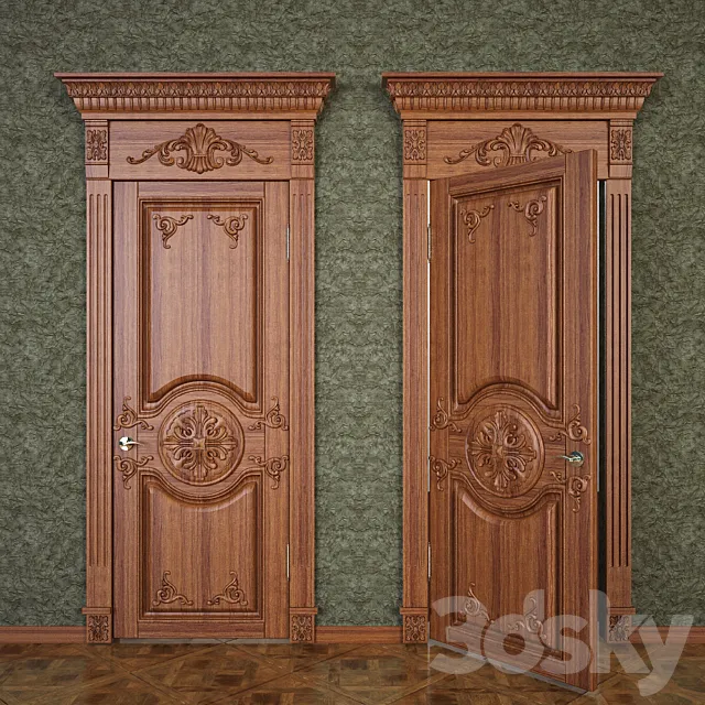 Door in classic style 3DModel